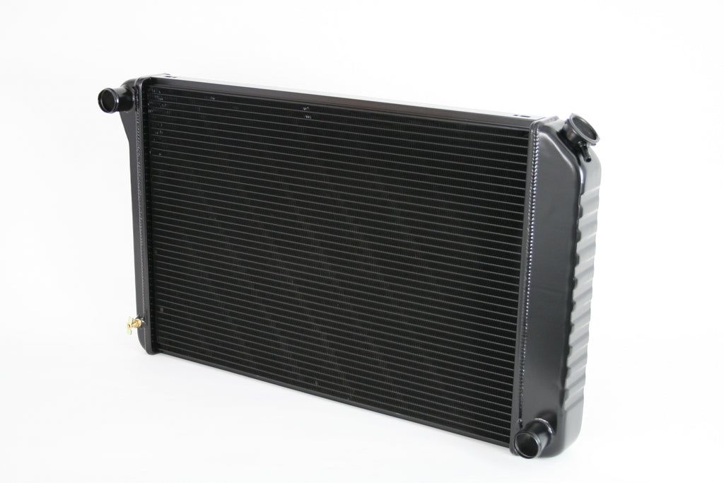 1973-1977 Chevelle Direct Fit® Radiator - Black/Manual/No Fan