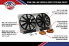 1964-1967 Chevelle Direct Fit® Dual Fan Kit 32-SP440