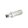 Long Heater Hose Fitting, 5/8 Inch Hose, Polished Aluminum