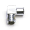 Chrome 90 Degree Heater Hose Fitting